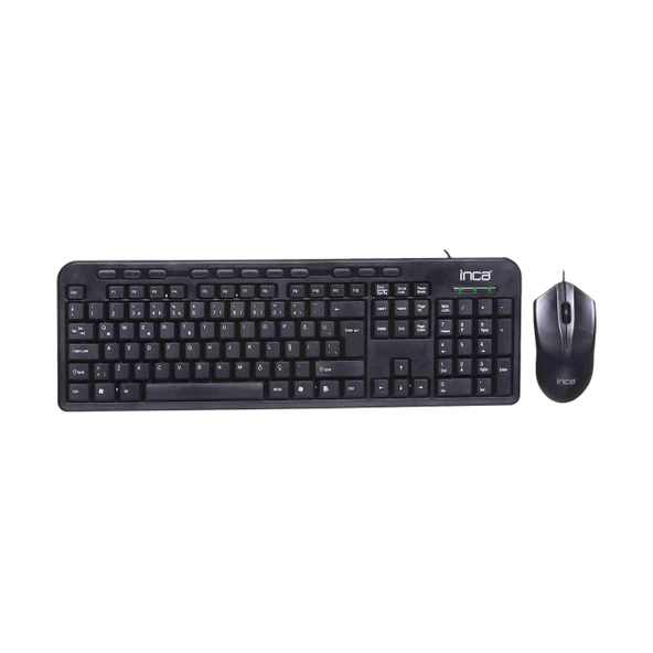 INCA IMK-375T Q Türkçe USB Multimedya Siyah Klavye+ Mouse - Resim 3