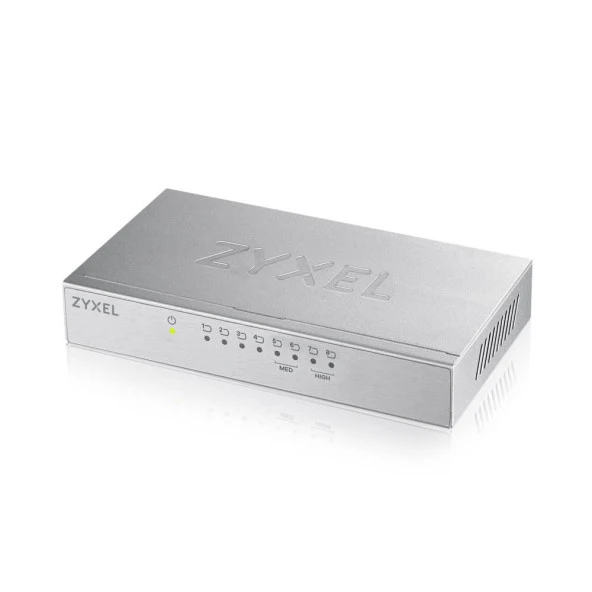 ZyXEL 8port GS-108B GIGABIT Yönetilemez Switch Masaüstü Çelik Kasa ürün görseli 1