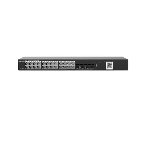 RUIJIE 24port 370w FULL PoE REYEE RG-NBS3100-24GT4SFP-P GIGABIT 4X SFP Yönetilebilir Switch RackMount ürün görseli 1