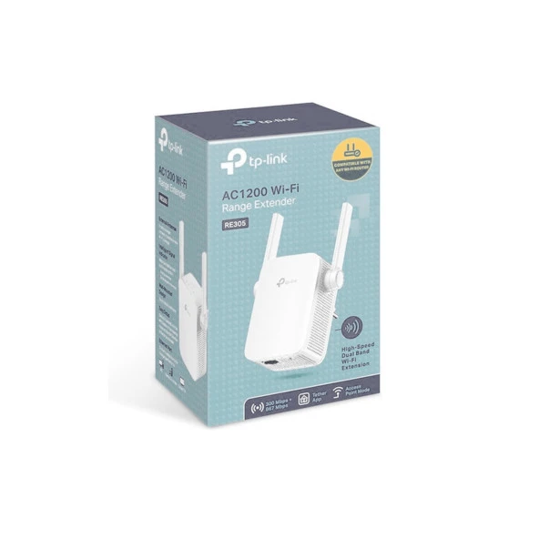 TP-LINK RE305 AC1200 Menzil Genişletici Priz Tip ürün görseli 1