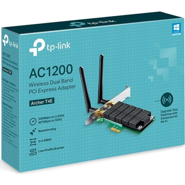TP-LINK ARCHER T4E AC1200 PCI Express Adapter - Resim 3