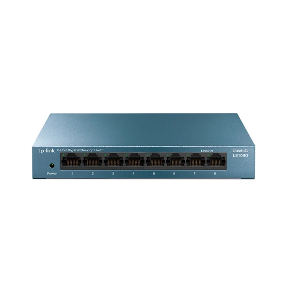 TP-LINK 8-PORT LS108G GIGABIT YÖNETİLEMEZ SWITCH - Resim 3