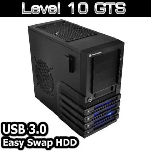 Thermaltake Level 10 GTS Oyun Kasası (PSU yok) ürün görseli 1