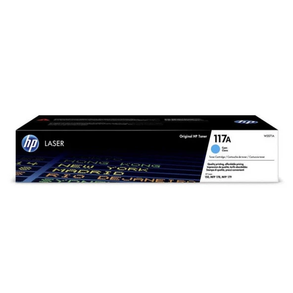 Hp W2071a (117A) Mavi Toner 700 Sayfa ürün görseli 1