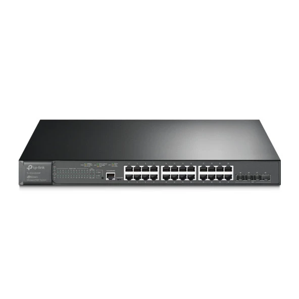 TP-LINK 24port TL-SG3428XMP Gigabit 4-10GBe SFP Yönetilebilir Switch ürün görseli 1