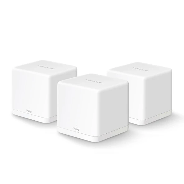 MERCUSYS HALO H30G-3 AC1300 DUAL BAND MESH ROUTER 3-lü paket ürün görseli 1