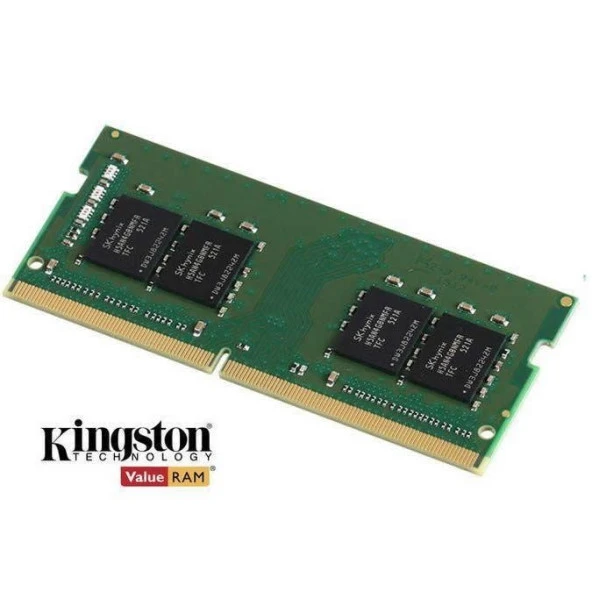 KINGSTON 16GB DDR4 3200MHZ CL22 NOTEBOOK RAM VALUE KVR32S22S8/16 ürün görseli 1