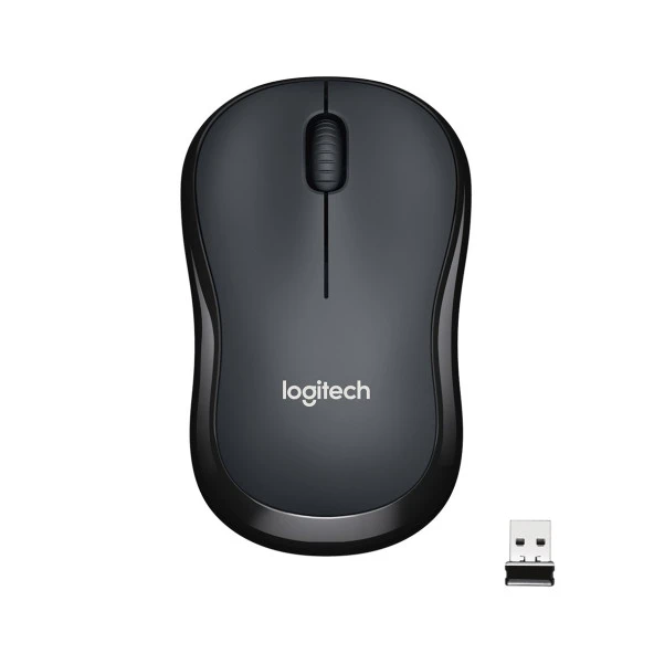 LOGITECH M220 Kablosuz Sessiz Optic Gri / Siyah Mouse 910-004878 ürün görseli 1