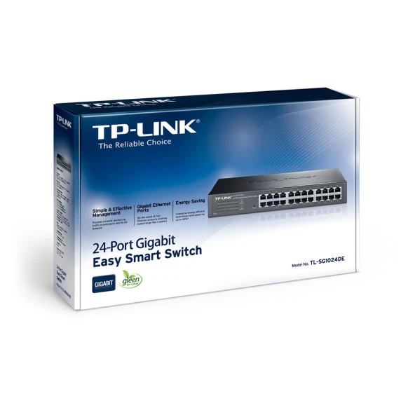 TP-LINK 24-PORT TL-SG1024DE GIGABIT YÖNETİLEBİLİR SWITCH - Resim 3