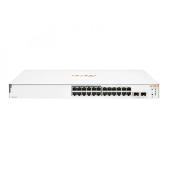 ARUBA 24port Instant On 1830-24G JL812A GIGABIT 2xSFP Yönetilebilir Switch RackMount ürün görseli 1