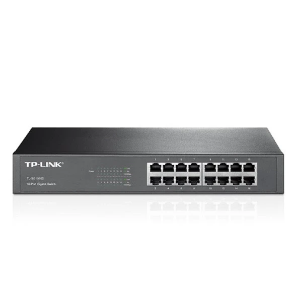 TP-LINK 16-PORT TL-SG1016D GIGABIT YÖNETİLEMEZ SWITCH ürün görseli 1