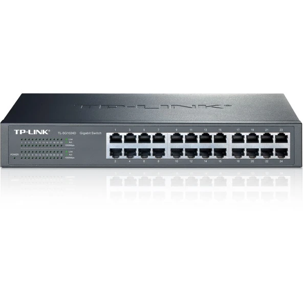 TP-LINK 24-PORT TL-SG1024D GIGABIT YÖNETİLEMEZ SWITCH ürün görseli 1