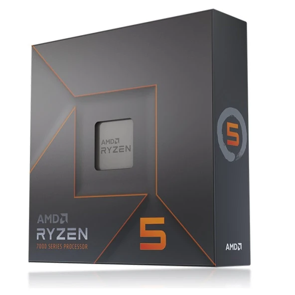 AMD RYZEN 5 7600X 38MB 6çekirdekli O/B UHD AM5 105w Kutulu+Fansız ürün görseli 1