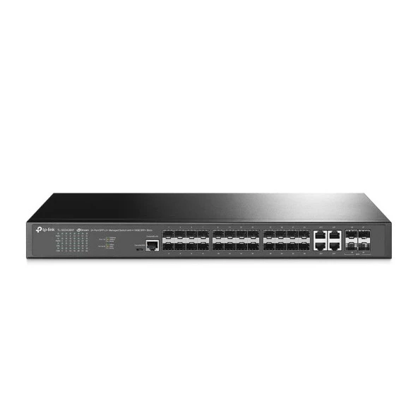 TP-LINK 24port FSP TL-SG3428XF Gigabit 4-10Gbe SFP Yönetilebilir Switch ürün görseli 1