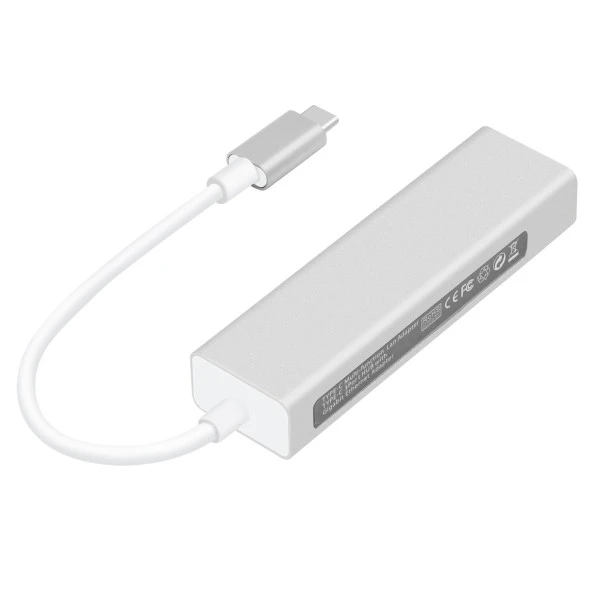 CODEGEN CDG-CNV85 Gigabit 1port Type-C Ethernet,3x USB Çoklayıcı - Resim 2