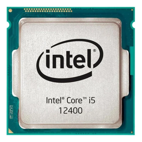 INTEL CORE i5 12400 18MB 6 Çekirdekli O/B UHD VGA 1700p Kutusuz+Fansız ürün görseli 1