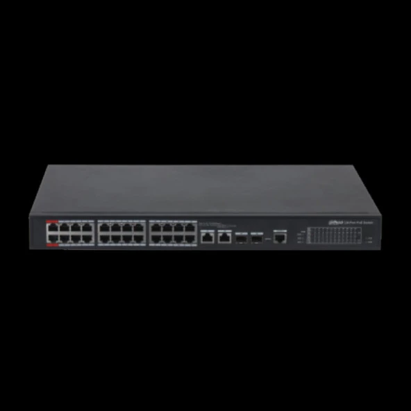 DAHUA 24-PORT 360W FULL POE PFS4226-24ET-360-V3 10/1000 2X-SFP YÖNETİLEBİLİR  POE SWITCH ürün görseli 1