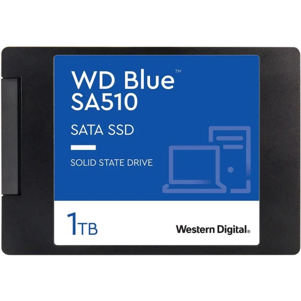 WD 1TB SA510 WDS100T3B0A 560-520MB/s SATA-3 SSD DİSK ürün görseli 1