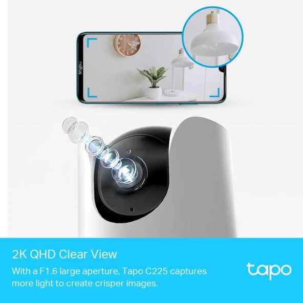 TP-LINK Tapo C225 Ev Güvenlik Kamerası - Resim 2