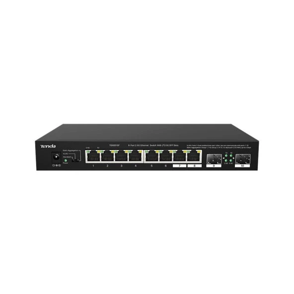 TENDA 8port TEM2010F 2.5 Gigabit 2X SFP Yönetilemez Switch ürün görseli 1