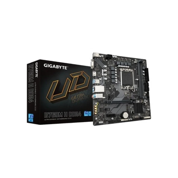 GIGABYTE B760M-H DDR4 HDMI PCIE 4.0 1700P MATX ürün görseli 1