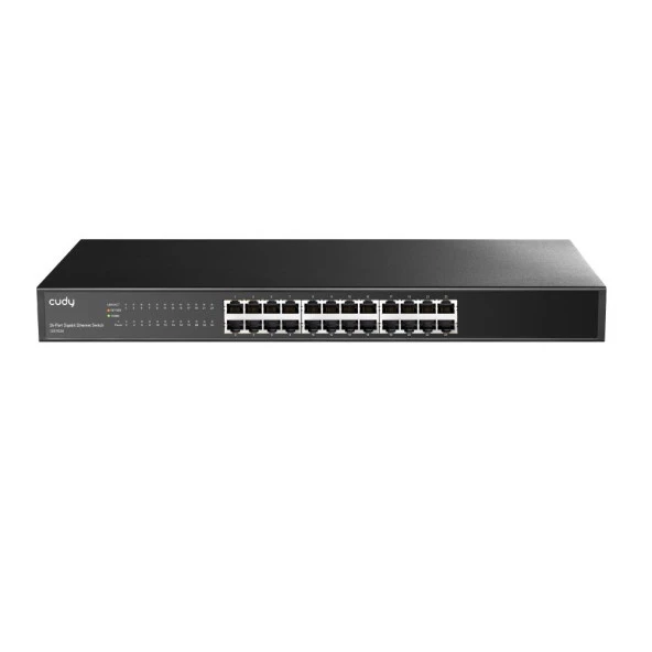 CUDY GS1024 24 Port Gigabit Yönetilemez Rack mount Metal Kasa Switch ürün görseli 1