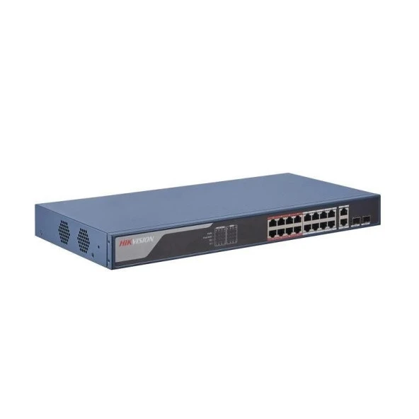 HIKVISION 16port DS-3E1318P-EI 10/100 230W Full PoE Yonetilebilir Switch ürün görseli 1