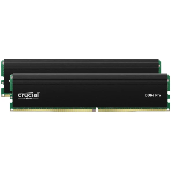 CRUCIAL 32GB (2X 16GB) DDR4 3200MHZ CL22 PC RAM CP2K16G4DFRA32A ürün görseli 1