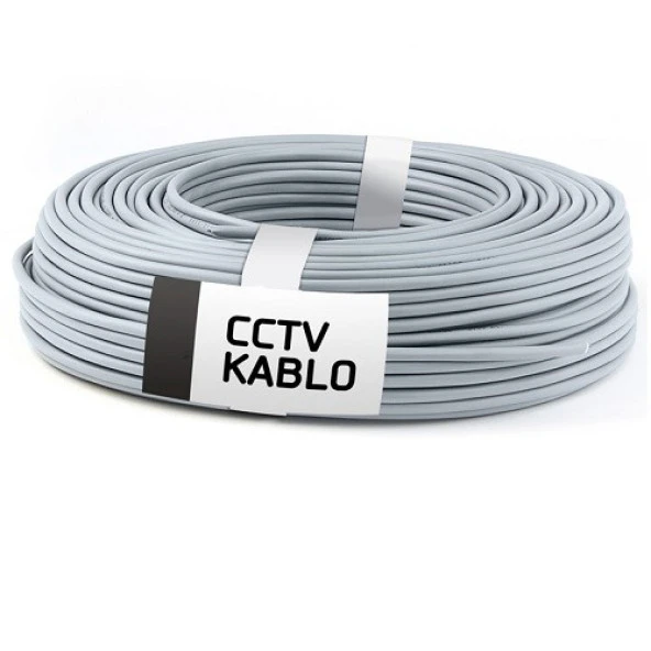 Martel 2+1 100Mt Ecotech Cctv Kablosu 2X0,22X0,22 ürün görseli 1
