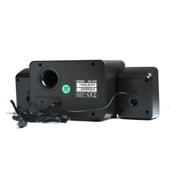 DARK SP-215 2+1 11W Siyah Multimedya Hoparlör - Resim 3