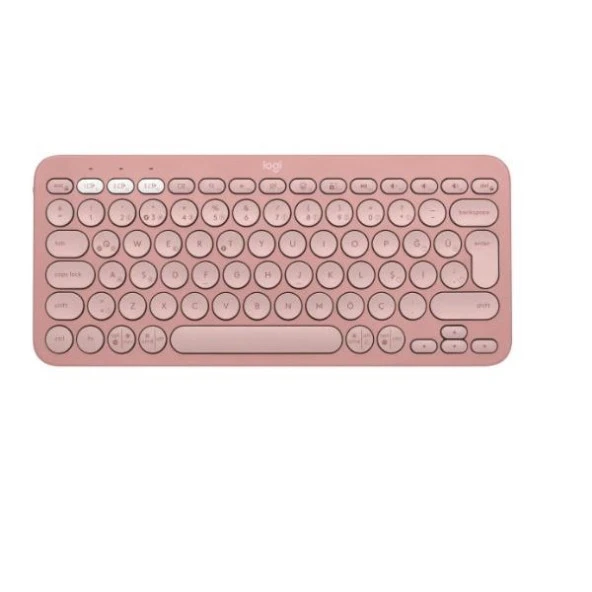 LOGITECH Pebble Keys 2 K380s Bluetooth Pudra Pembe Klavye 920-011861 ürün görseli 1