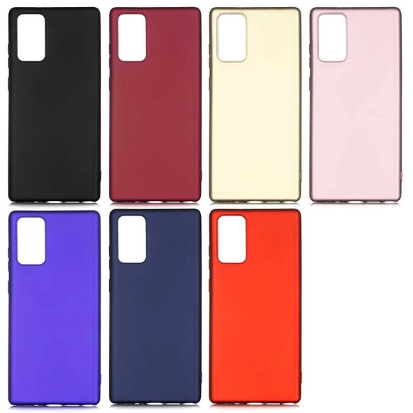 Galaxy Note 20 Kılıf Kamera Çıkıntılı Soft Silikon ürün görseli 1