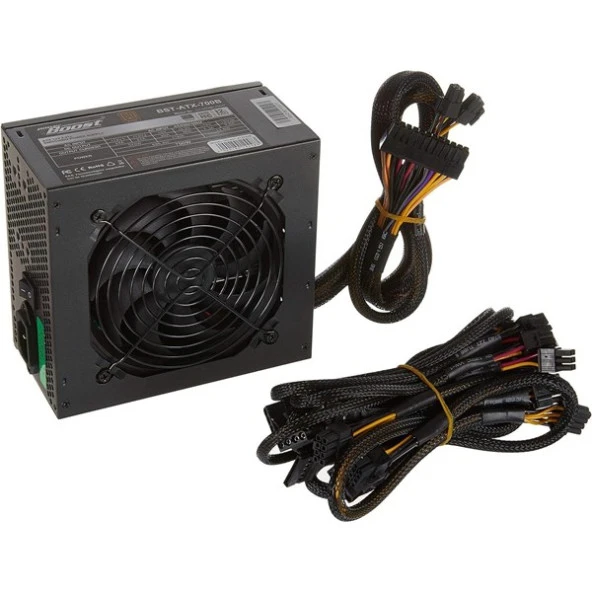 POWERBOOST 700W  80+ BRONZE BRIO BST-ATX700BEU POWER SUPPLY ürün görseli 1