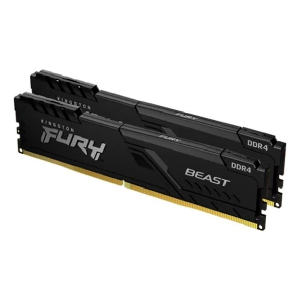 KINGSTON 16GB (2X 8GB) DDR4 3200MHZ CL16 DUAL KIT PC RAM BEAST KF432C16BBK2/16TR ürün görseli 1