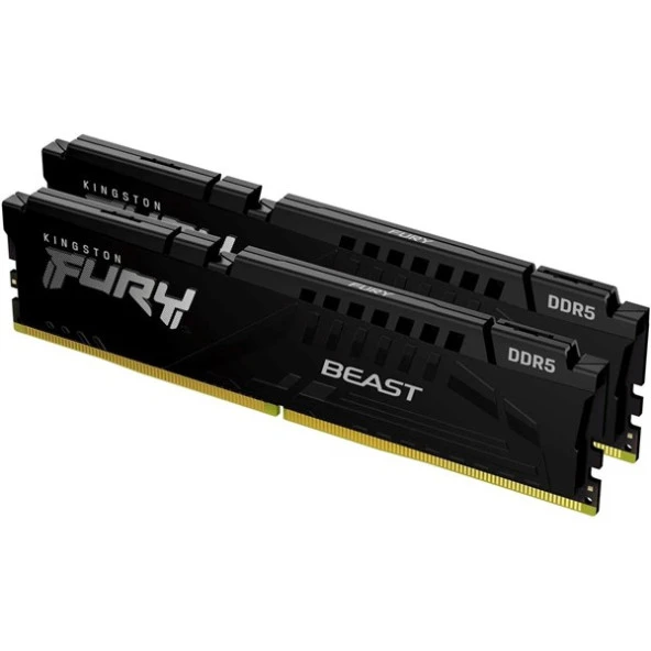 KINGSTON 32GB (2X 16GB) DDR5 5200MHZ CL36 DUAL KIT PC RAM BEAST EXPO KF552C36BBEK2-32TR ürün görseli 1