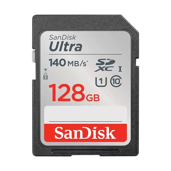 SANDISK 128GB ULTRA SDSDUNB-128G-GN6IN SDHC HAFIZA KARTI ürün görseli 1