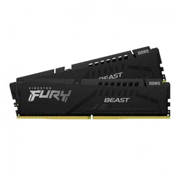 KINGSTON 64GB (2X 32GB) DDR5 5600MHZ CL36 DUAL KIT PC RAM BEAST EXPO KF556C36BBEK2-64TR ürün görseli 1