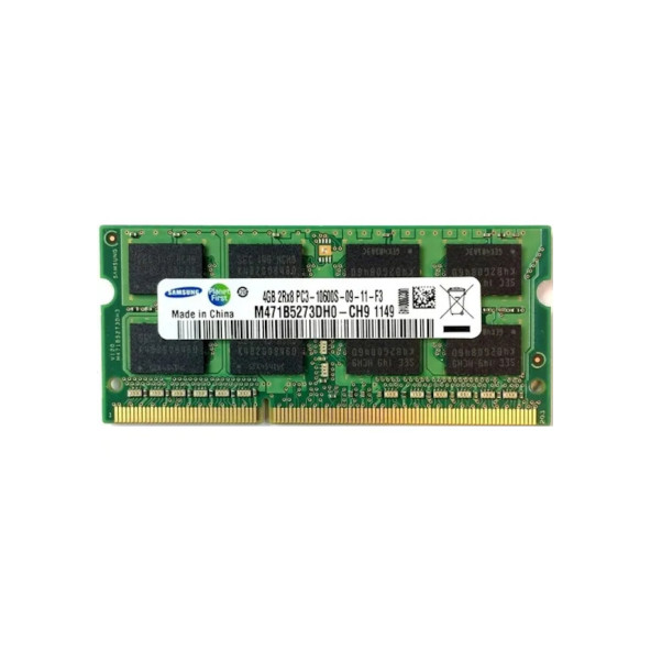 Samsung M471B5273DH0-CH9 4 GB 2Rx8 PC3-10600S-09-11-F3 1333 MHz DDR3 Notebook Ram ürün görseli 1