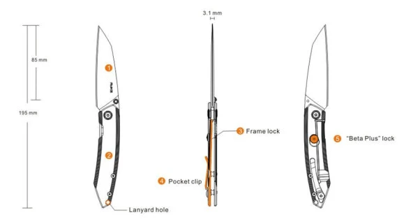 RUIKE P831-SF ÇAKI - Resim 4