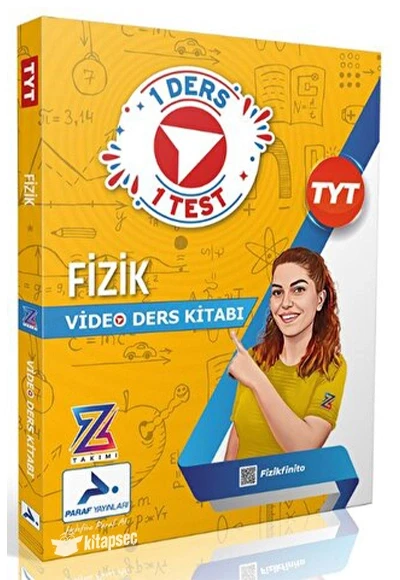 PARAF TYT FİZİK VİDEO DERS KİTABI ürün görseli 1