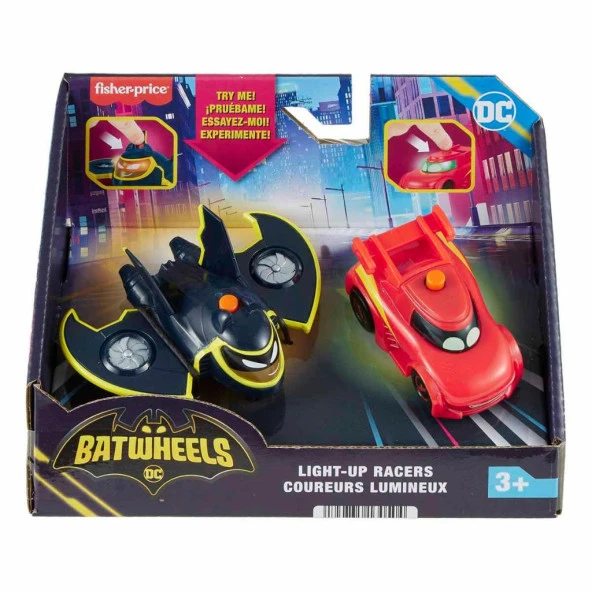 Fisher Price Batwheels Işıklı Yarışçılar Redbird & Batwing 2’li Paket HML26 ürün görseli 1