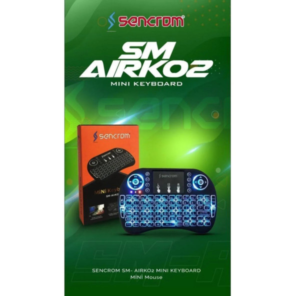 SENCROM SM-AIR-KO2 MİNİ ANDROİD KLAVYE ürün görseli 1