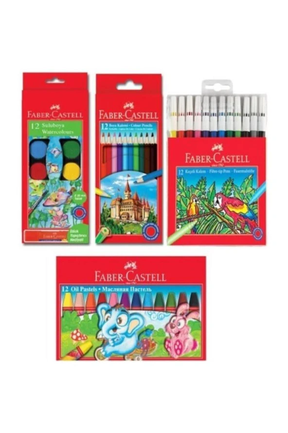 Faber Castell L Öğrenci Boyama Seti ürün görseli 1