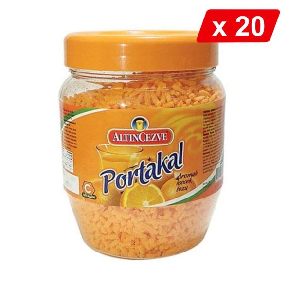 Altıncezve Granül Portakal Aromalı İçecek Tozu 300 Gr - 20Lİ PAKET ürün görseli 1