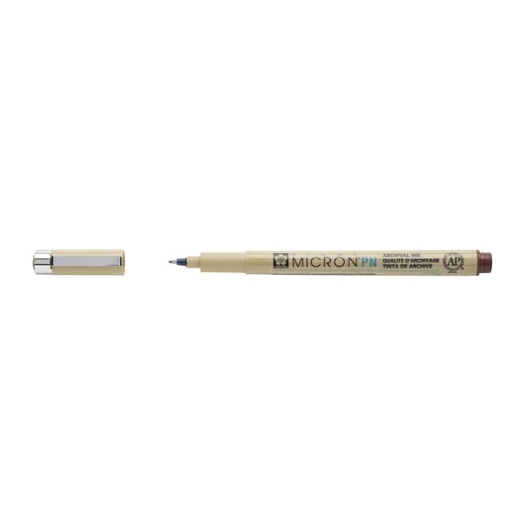 Sakura Pigma Micron PN Kırılmaz Esnek Uç Yazı ve Çizim Kalemi Burgundy ürün görseli 1