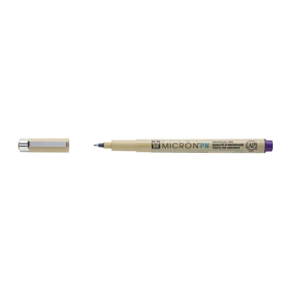 Sakura Pigma Micron PN Kırılmaz Esnek Uç Yazı ve Çizim Kalemi Purple ürün görseli 1