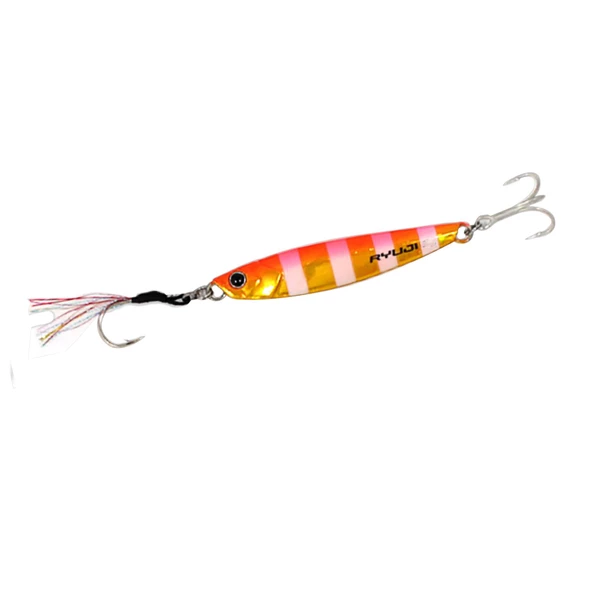Ryuji Jig King 7cm 30gr Metal Jig yem  Gold Zebra Glow ürün görseli 1