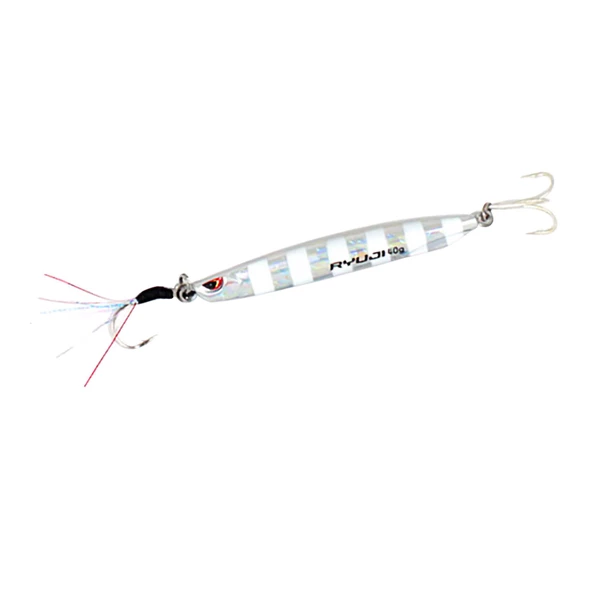 Ryuji Silent Jig 8cm 40gr Metal Jig yem  Zebra Glow ürün görseli 1