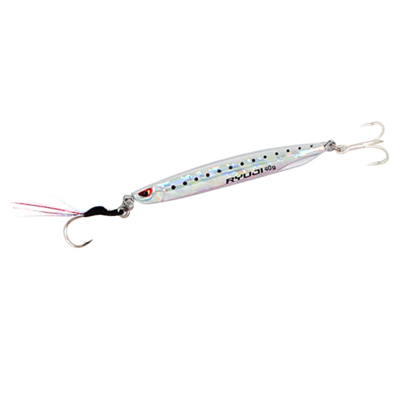Ryuji Silent Jig 8cm 40gr Metal Jig yem  Silver ürün görseli 1