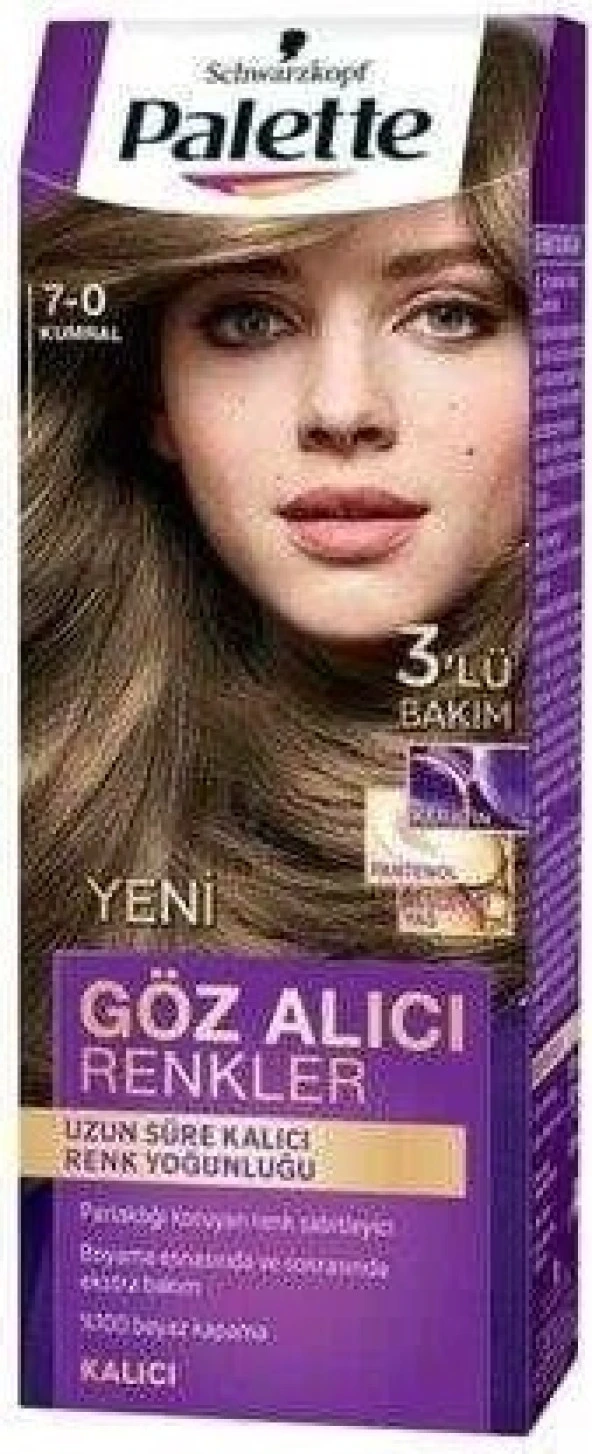 Palette Göz Alıcı Renkler 7-0 Kumral ürün görseli 1